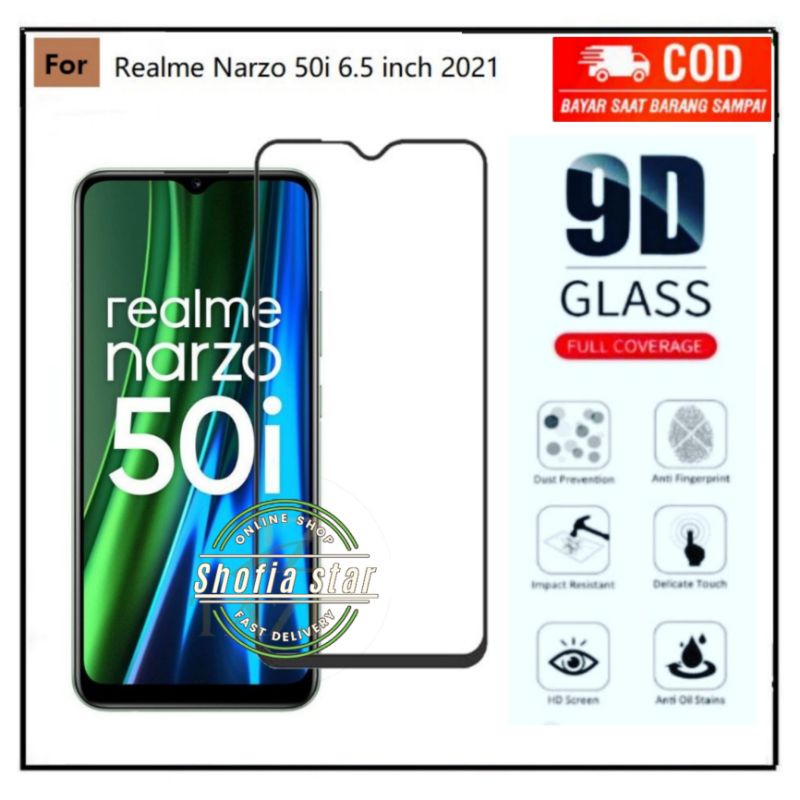 Tempered Glass Blue light REALME Narzo 50i 50A 50A Prime 50i Prime  50 5G 30 20 30A REALME C35 C31 Anti Gores Kaca Full Layar Anti Radiasi