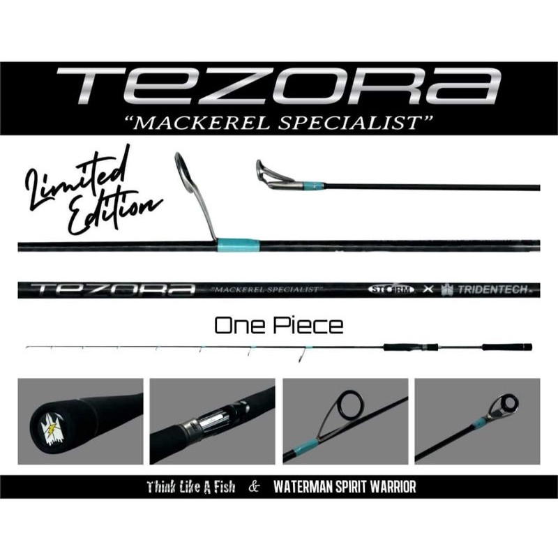 Rod Spinning Storm x Tridentech 'Mackerel Specialist' Tezora PE 0.8-2.0