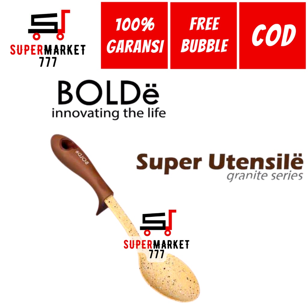 BOLDE SILICONE UTENSILE SPOON LADLE UTENSILE BOLDE TURNER SODET SUTIL SPATULA SILICONE SILICON SET S