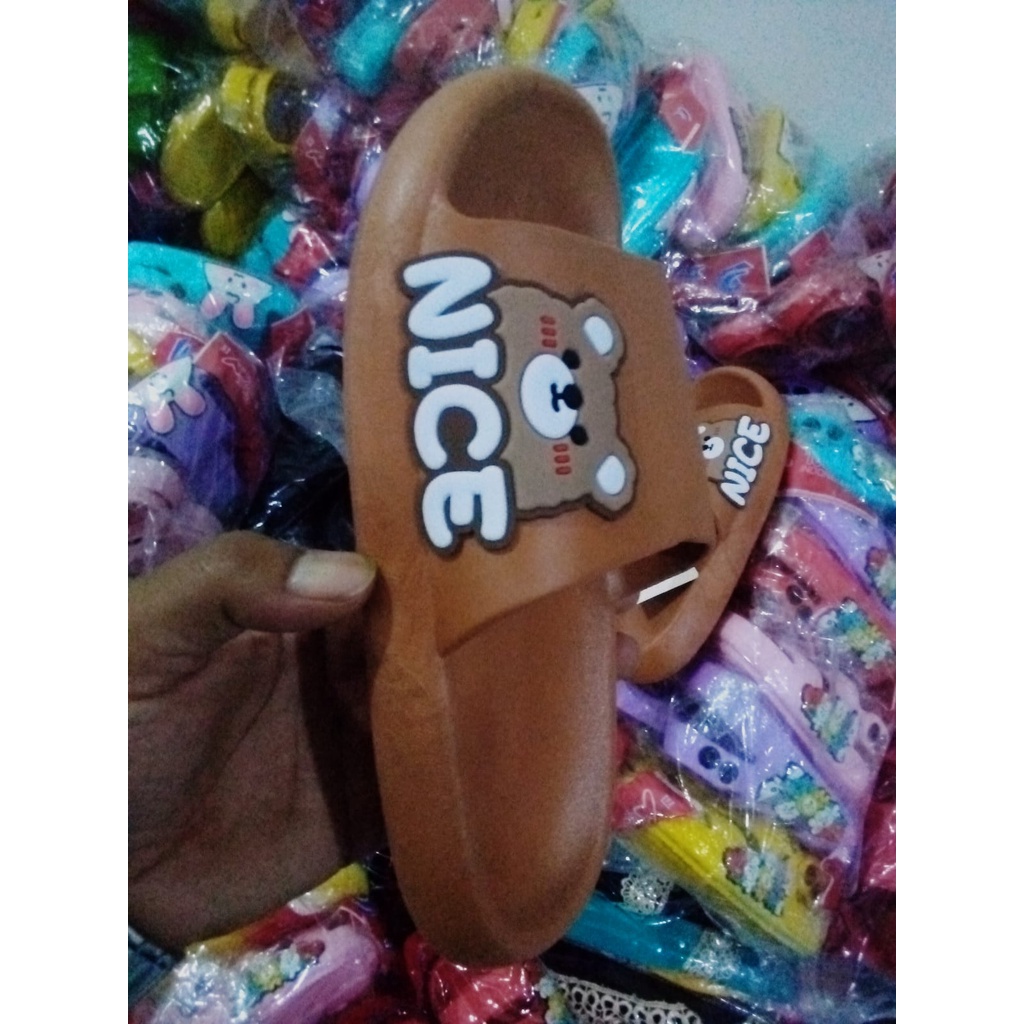 Sandal selop wanita karet jelly balance 2228-2 size ( 36-41) sandal selop perempuan nice boba fhasion Korea terbaru