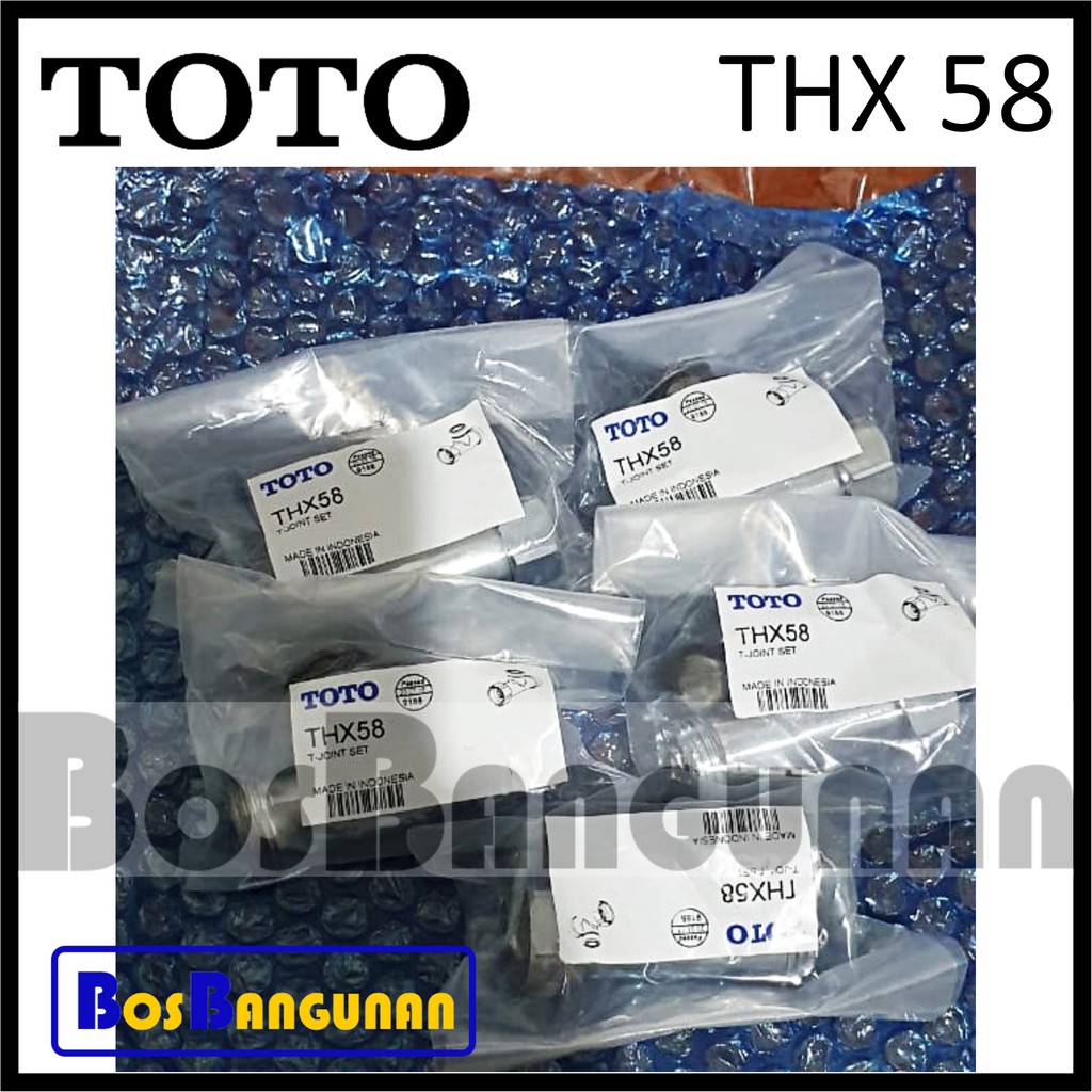 Konektor T Joint / Cabangan Jet Shower TOTO THX58 / Tee Joint TOTO / TOTO T-Joint Set for Eco Washer