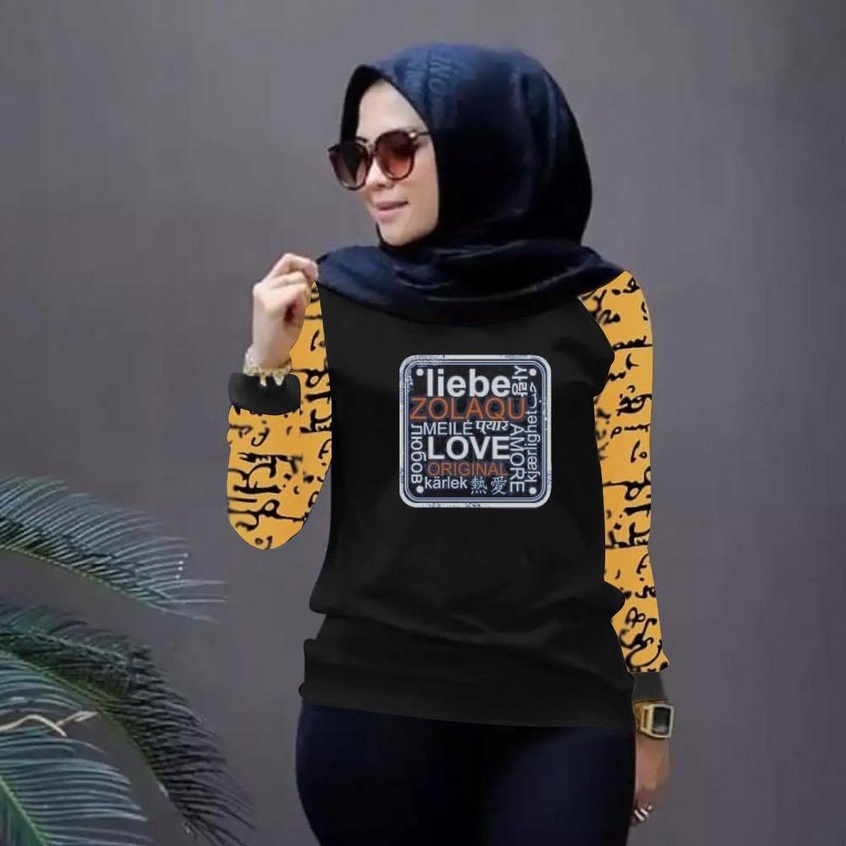 baju trendy love vin wanita terbaru-kaos distro cewek keren kekinian-baju wanita terl