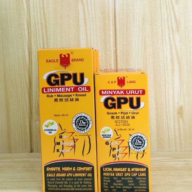 GPU MINYAK URUT | GPU CREAM | Meredakan Pegal-Pegal