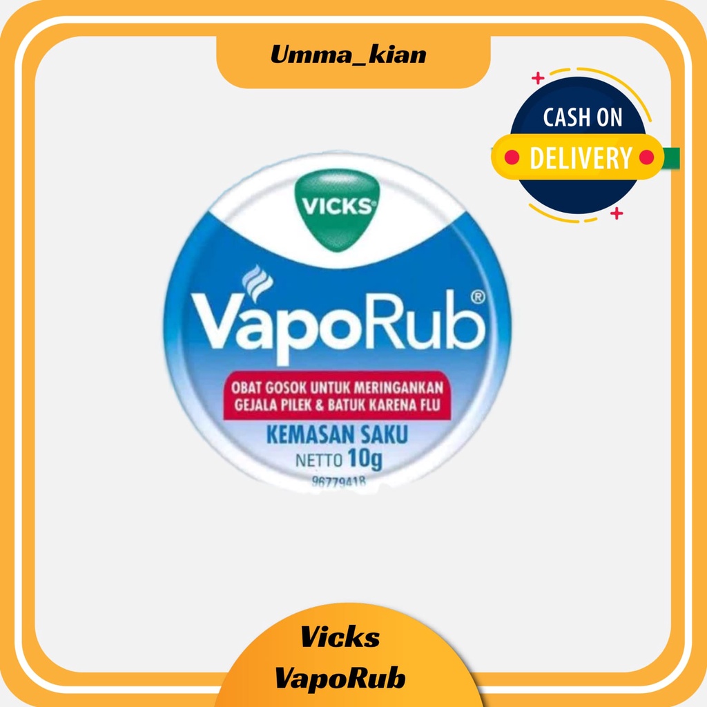 VICKS VAPORUB 10Gr &amp; 25 Gr