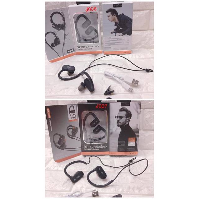 Earphone HEADSET BLUETOOTH SPORT J006/J007