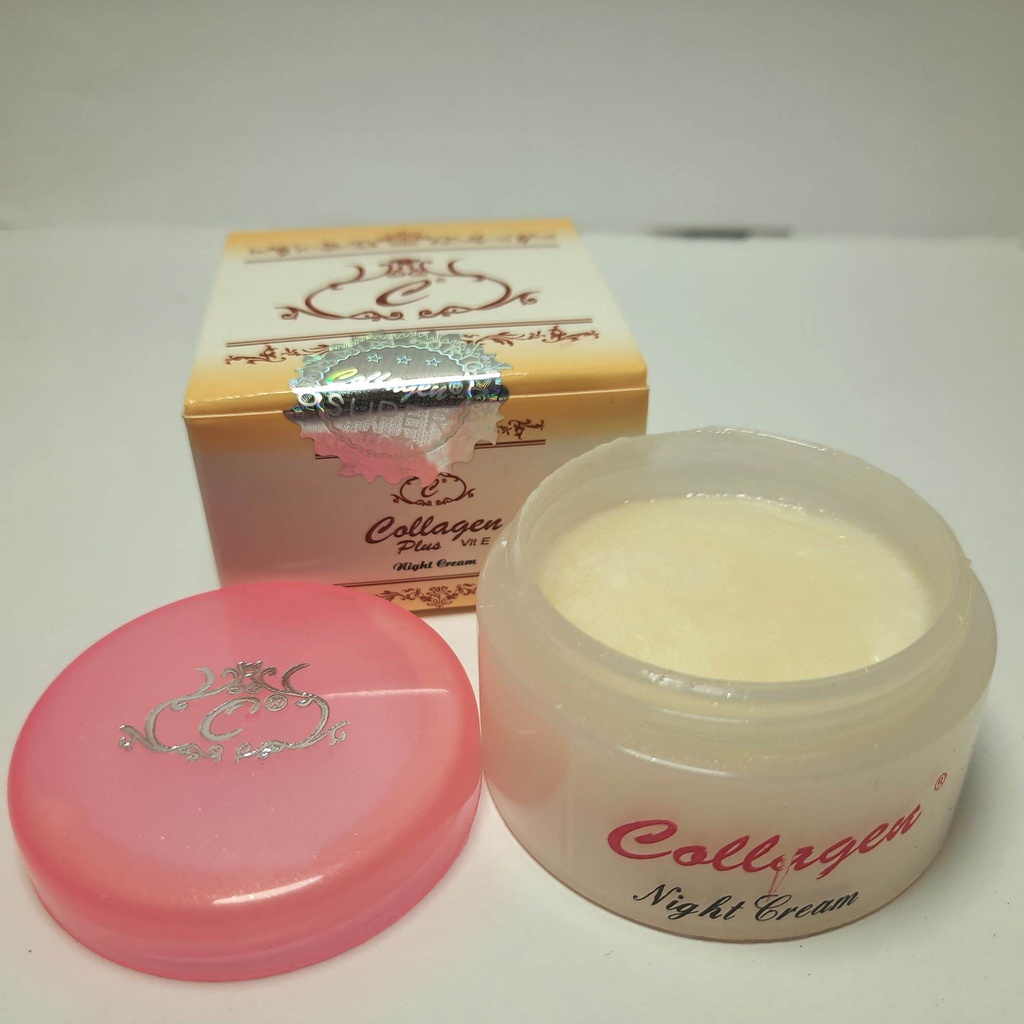 COLLAGEN CREAM KRIM ORIGINAL SINGLE MALAM 1 PCS GIRLSNEED77