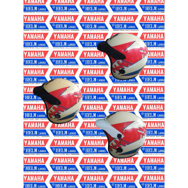 HELM YAMAHA PETIR SUPIT LAWAS JADUL RX KING RX S ALFA SIGMA F1ZR V80 V75 ROBOT MURAH PROMO RAMADHAN