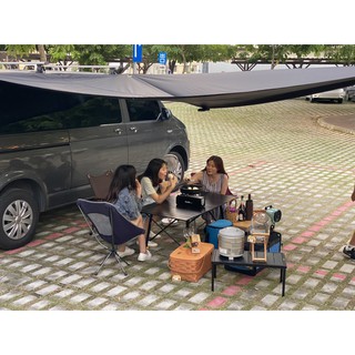 Outdoor Tribe Kain Terpal Kanopi  Mobil tenda Samping 