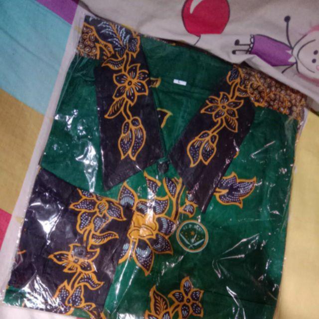 Batik Ipnu Kemeja Batik Ipnu Nasional Lengan Panjang Grosir