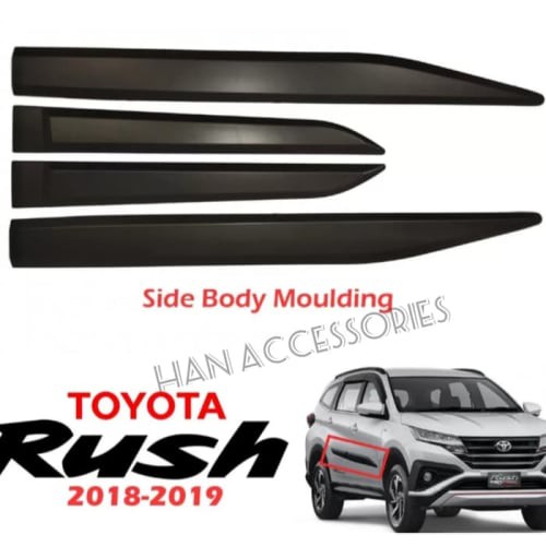 [Eksterior Mobil] List Body Rush Terios 2018-2019 Side Body Moulding Rush Terios