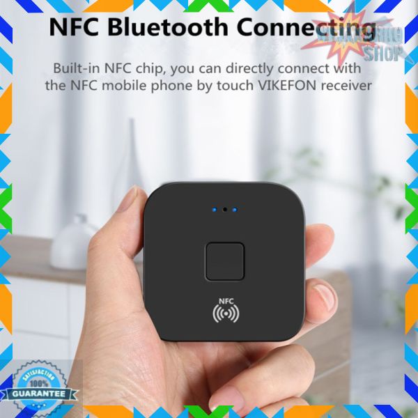 VIKEFON Music NFC Bluetooth Receiver 5.0 - BLS-B11 - Black