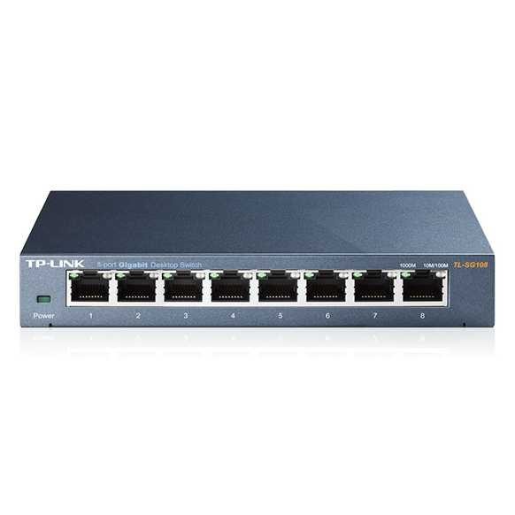 TP-LINK TL-SG108 8-Port Gigabit Desktop Switch