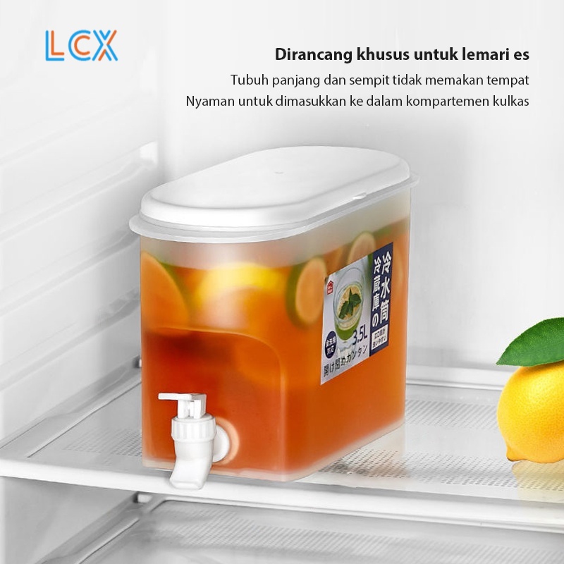 LCX 3.5L Dispenser Minuman kulkas /teko air portable/Drink Water Jar/VS-46