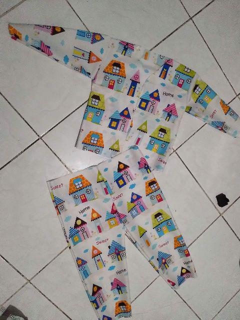 Pevita / Kain Sprei Meteran Bahan Katun Lokal Motif Star