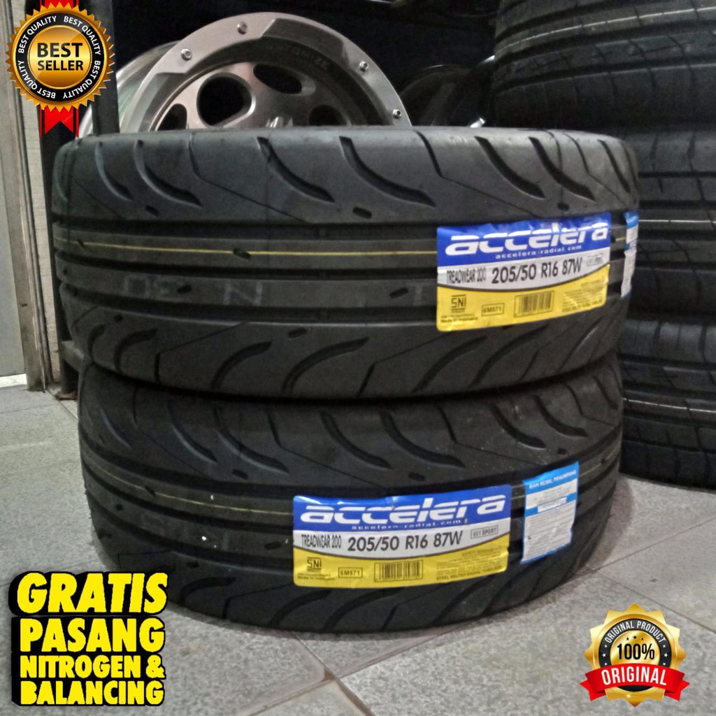 ban semislick 205/50 r16 ban tubles murah accelera 205 50 r16 651 sport