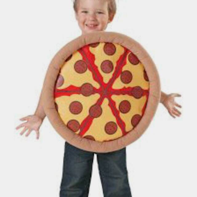 Kostum pizza bulat