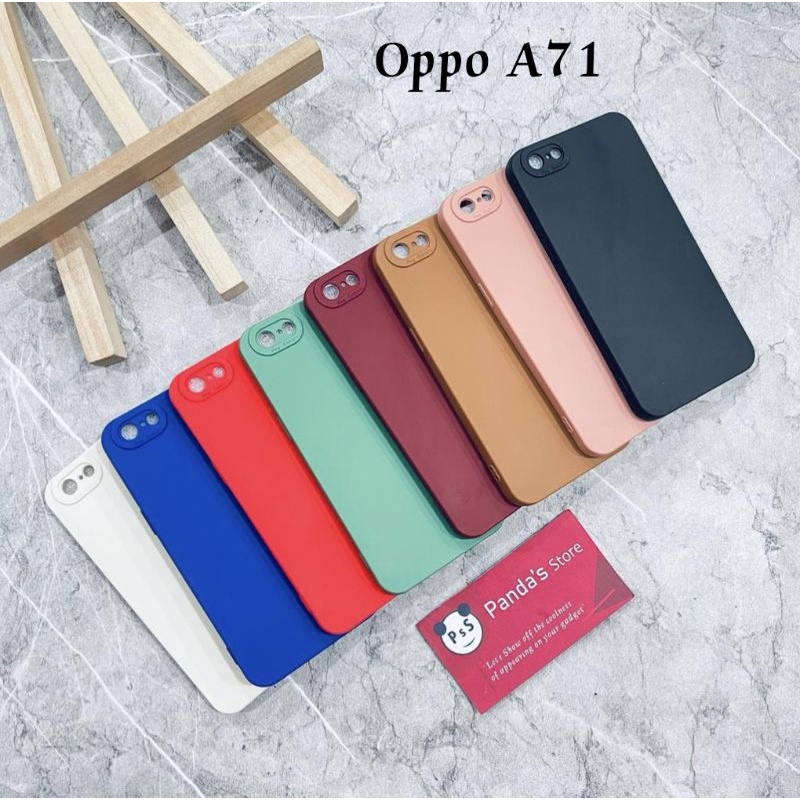 Softcase Pro Camera Oppo A71 Candy Case Full Color 3D Silikon TPU