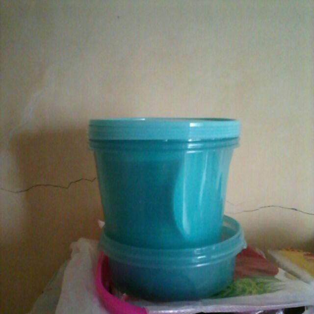 Bambang Kopdar Toples Plastik Warna Biru Tosca Isi 12pcs Bpa Free Microwave Safe