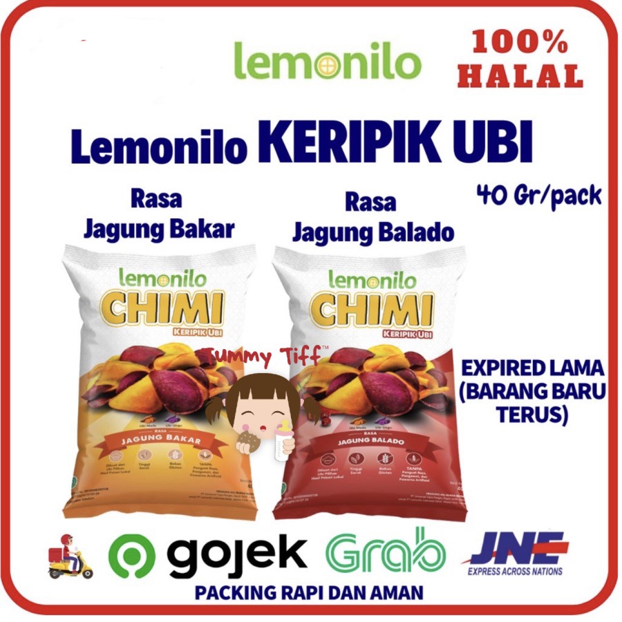 

Lemonilo Chimi Keripik Ubi 330g Rasa Jagung Bakar Chimi Jagung balado - CHIMIjagungBaka