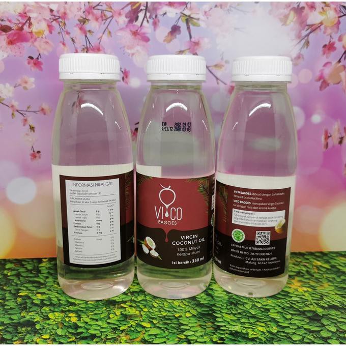 

[[BISA COD]] Vico Bagoes Virgin Coconut Oil VCO Minyak Kelapa 350 ml new packaging LIMITED EDITION