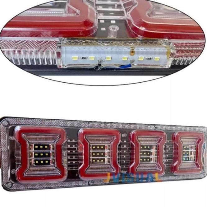 Lampu Rem Sein Belakang Stoplamp Variasi Led Mobil Truck Box Canter