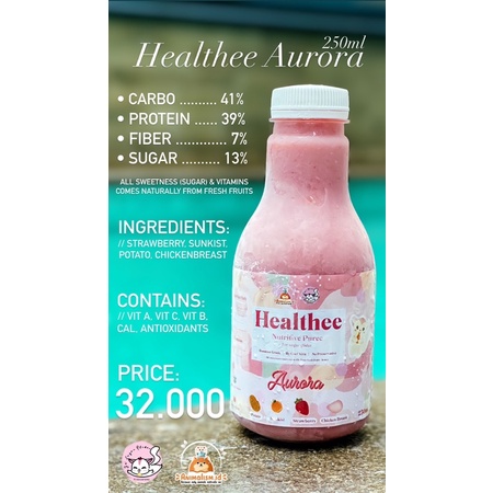 Healthee Nutritive Puree, Puree for Sugar Glider