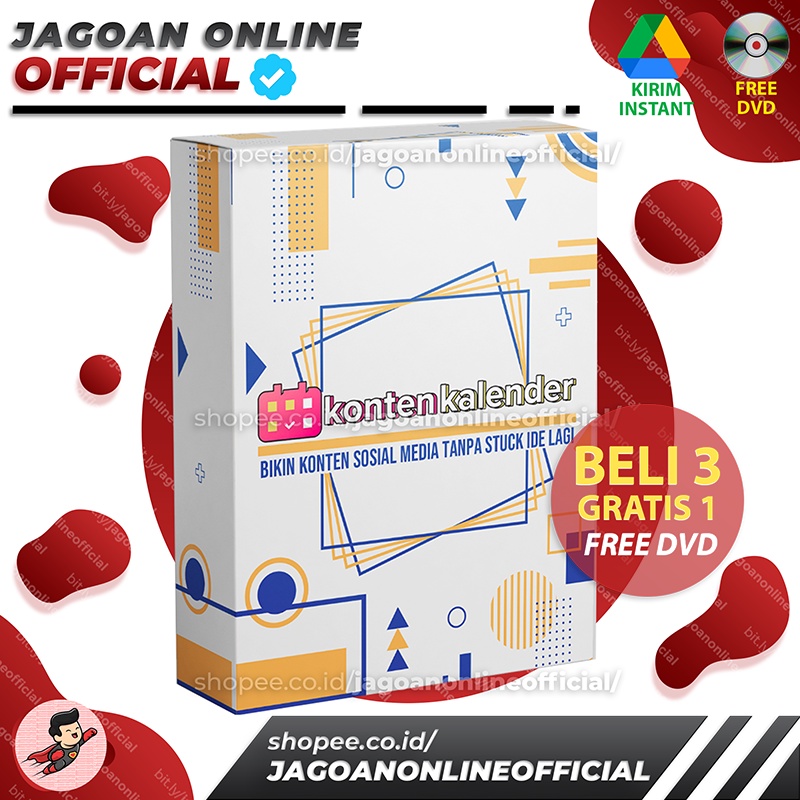 

[JOID] Konten Kalender V3 - Panduan & Tools Ide Posting Instagram 24 Bulan