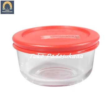 

IMPORT Pyrex 237 Ml Simply Store Wadah Makanan Bundar - Merah