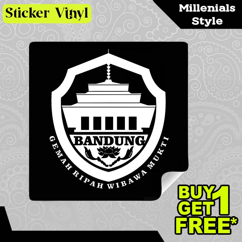 

Stiker Sticker Bandung Gemah Ripah Gambar Unik Desain Keren dan Kekinian Aesthetic Bahan Vinyl Satuan Anti Air