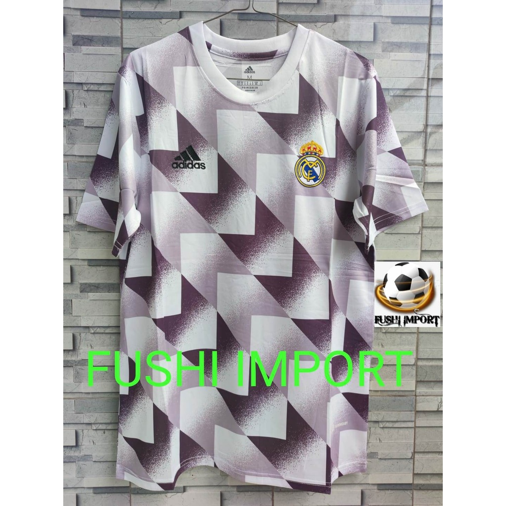 Jersey Baju Bola Madrid Training Arrow 2022 2023 Grade Ori