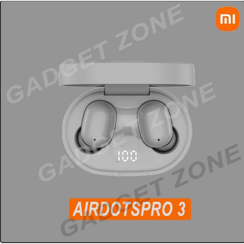 [Limited!!] Mi Xiaomi Redmi Airdots Pro 3 Bluetooth 5.2 TWS Wireless LED Headset Earphone-AirdotsPro 3 (Putih)