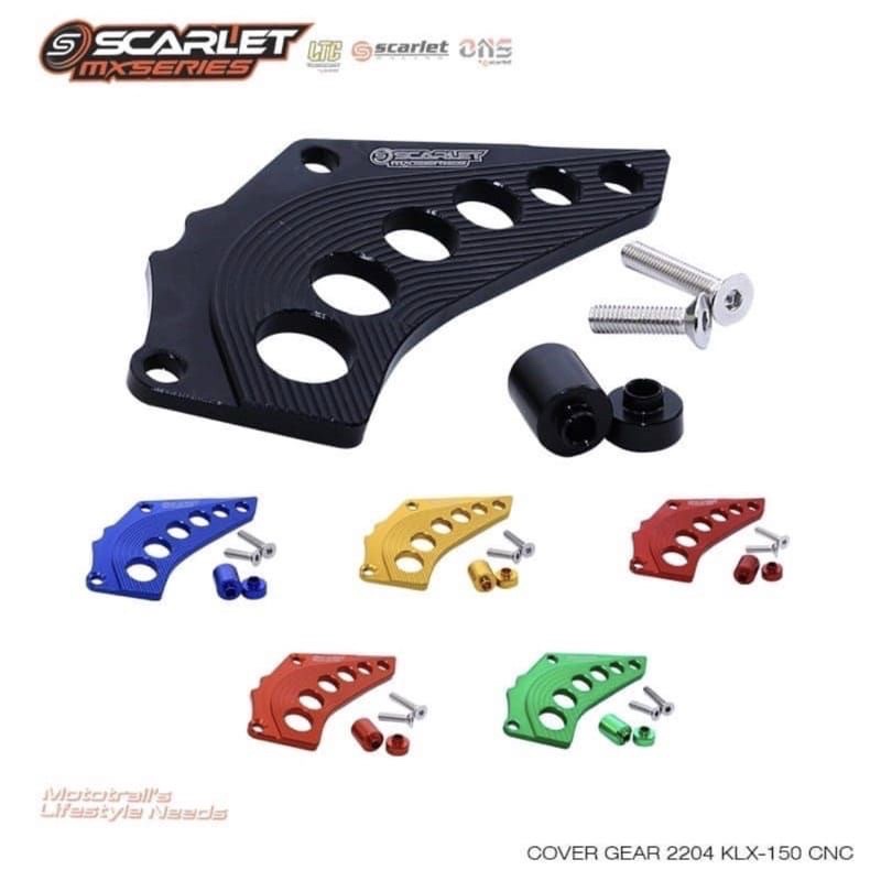 cover gir klx 150 scarlet cnc tutup gir scarlet klx 150 cover gear klx 150 scarlet racing full cnc t
