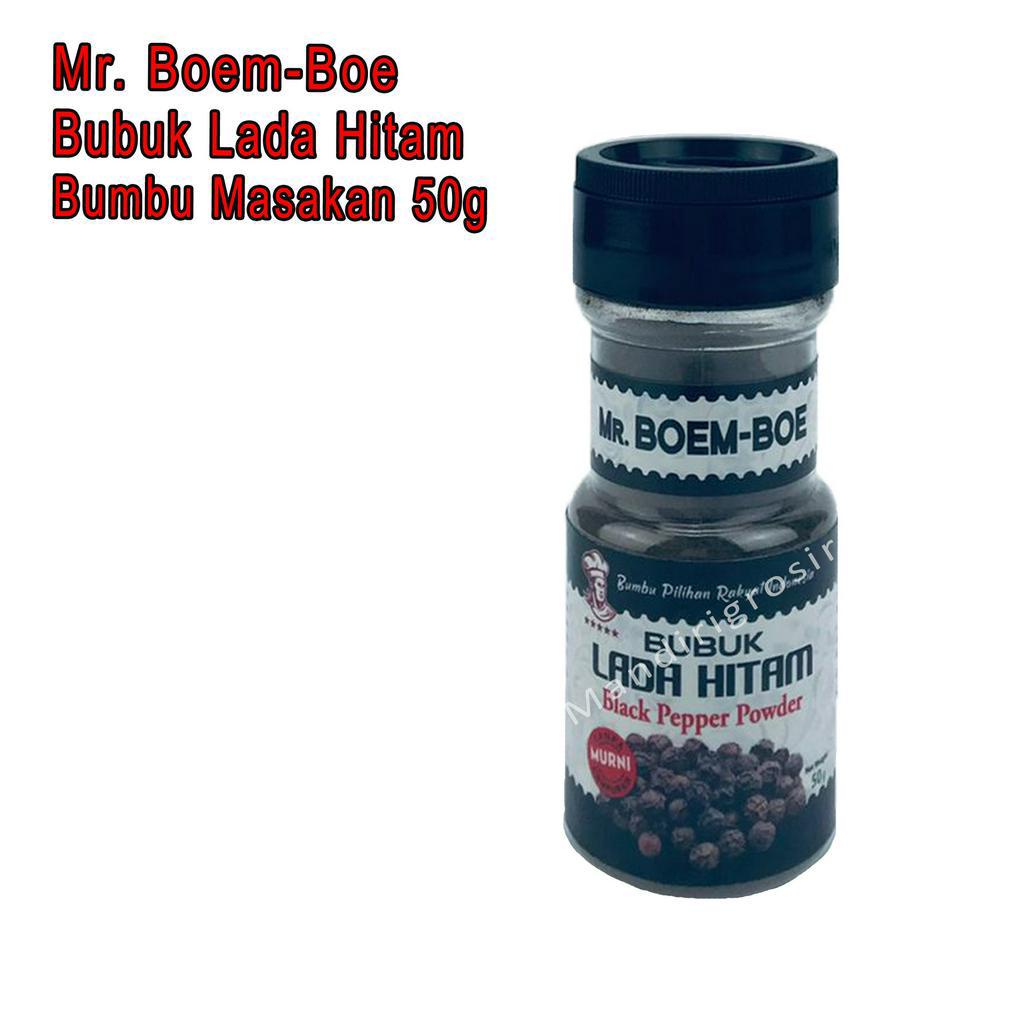 Bubuk Lada Hitam* Mr. Boem-Boe* Bumbu masakan* 50gr