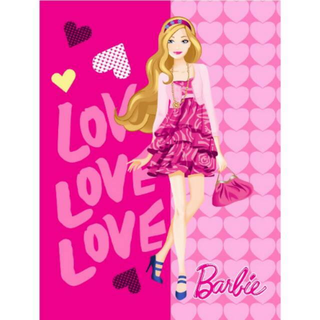 SELIMUT ROSANNA SOFT PANEL 150X200 BARBIE LOVE