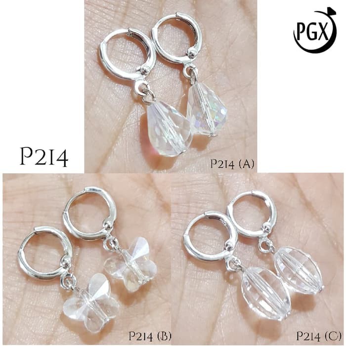 Anting Xuping Swarovski Asli Original - Perhiasan Lapis Emas - P214