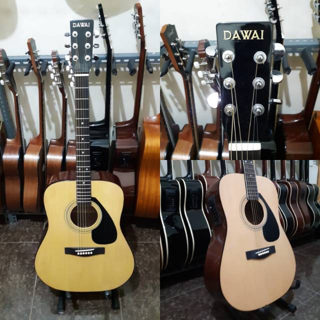 Gitar akustik dawai original f300 model mirip yamaha f310 ORIGINAL free tas