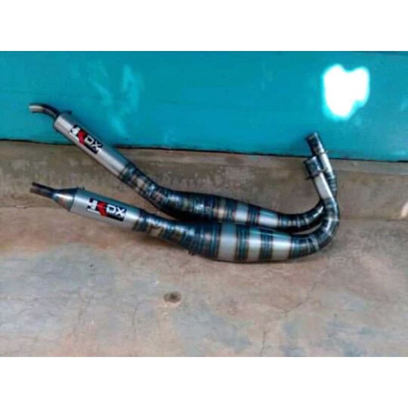 knalpot king kolong kompetisi KDX plat