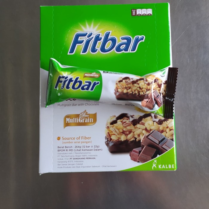 Fitbar Multigrain 2 Box Isi 24 Pcs Snack Cemilan Sehat All Varian