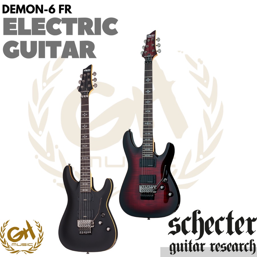 SCHECTER DEMON 6 FR ELECTRIC GUITAR - GITAR ELEKTRIK