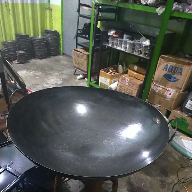 Jual Kuali Wajan Ukuran 60cm Plat Baja Hitam Tebal 2mm Shopee Indonesia