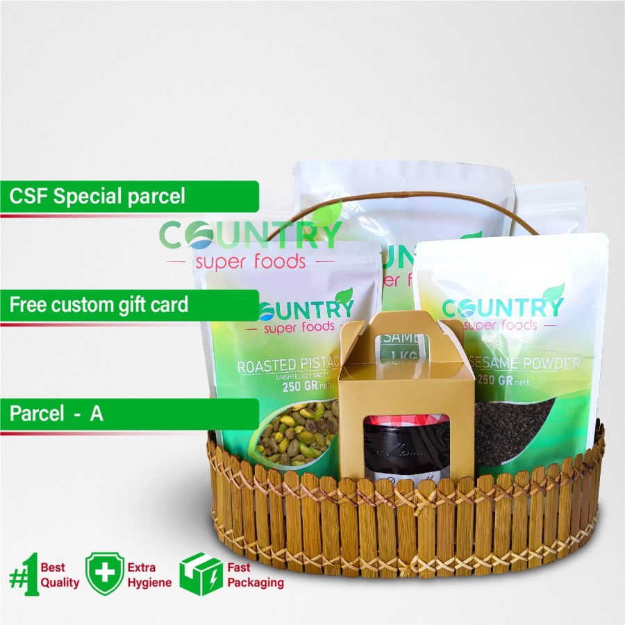 

Parcel A (Basket M) - Nuts & Dried Fruits | Parsel A (Ukuran Medium)