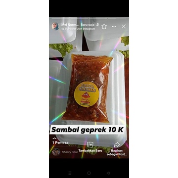 

sambal geprek ELO