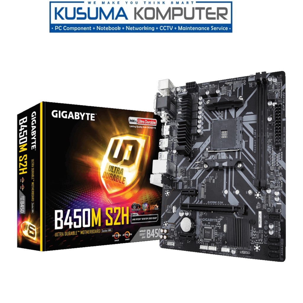 Motherboard Gigabyte B450M S2H, M.2 Slot, RGB Fusion