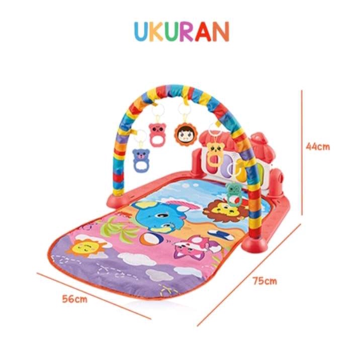 (RS)BABY GYM PLAYMATE PIANO BAYI KEYBOARD LAGU MUSIK PLAY PLAIMET PLYMAT PERLAK