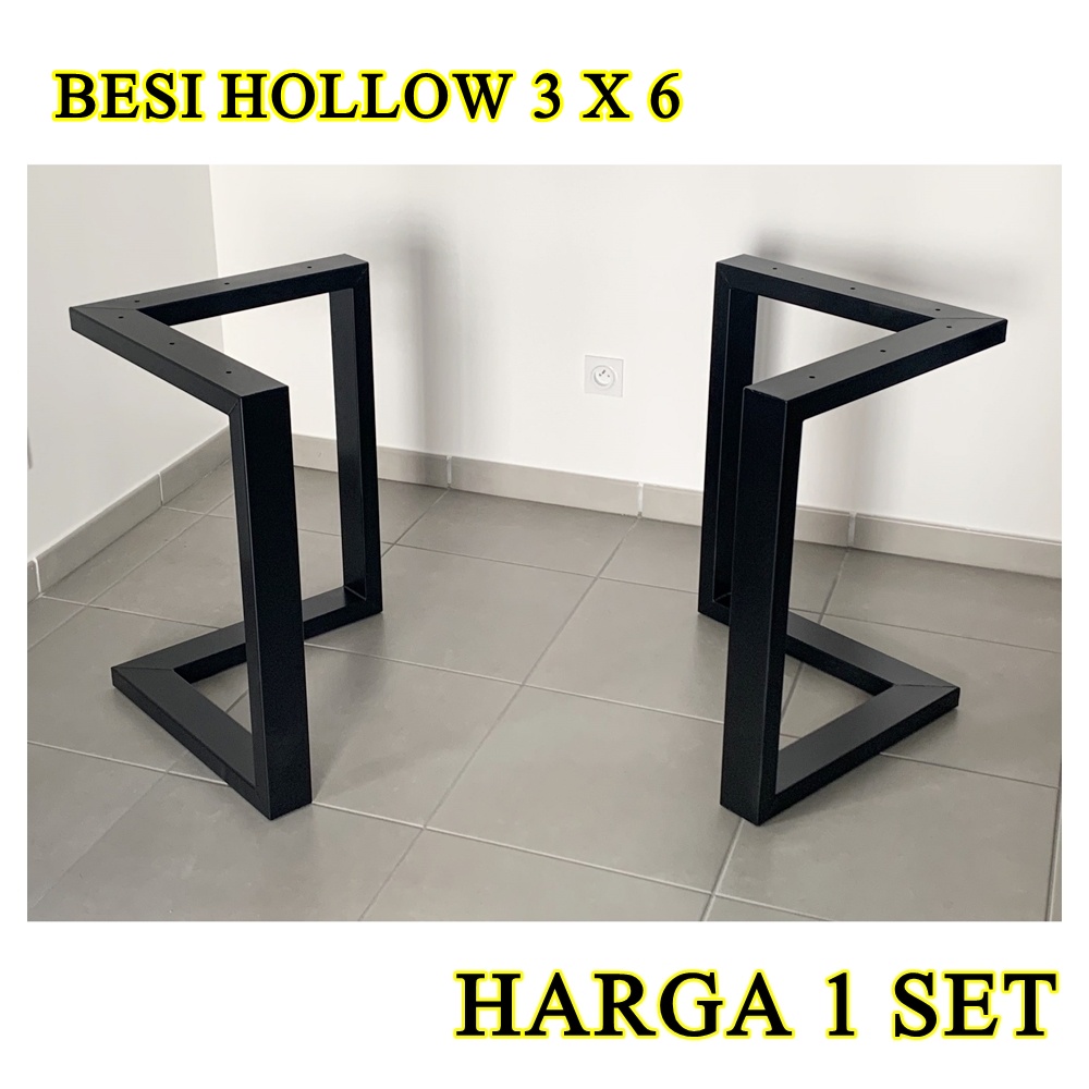 kaki besi meja kantor/meja makan/meja kerja industrial