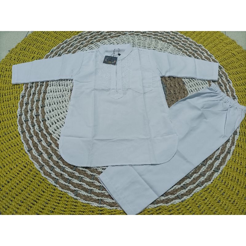 Koko BORDIR  Anak Pakistan, Koko Putih, BEST SELLER