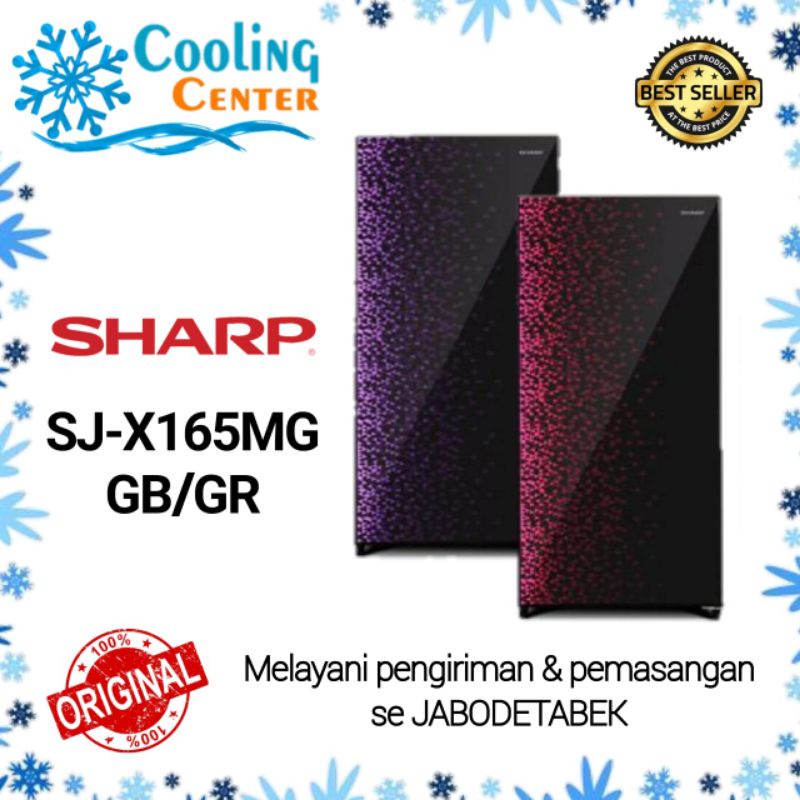 KULKAS SHARP SJX165MGH lemari es 1 pintu SJX165MGG garansi resmi