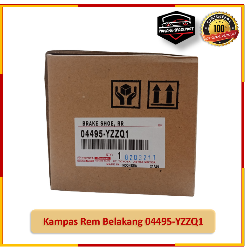 Kampas Rem Belakang Avanza 04495-YZZQ1