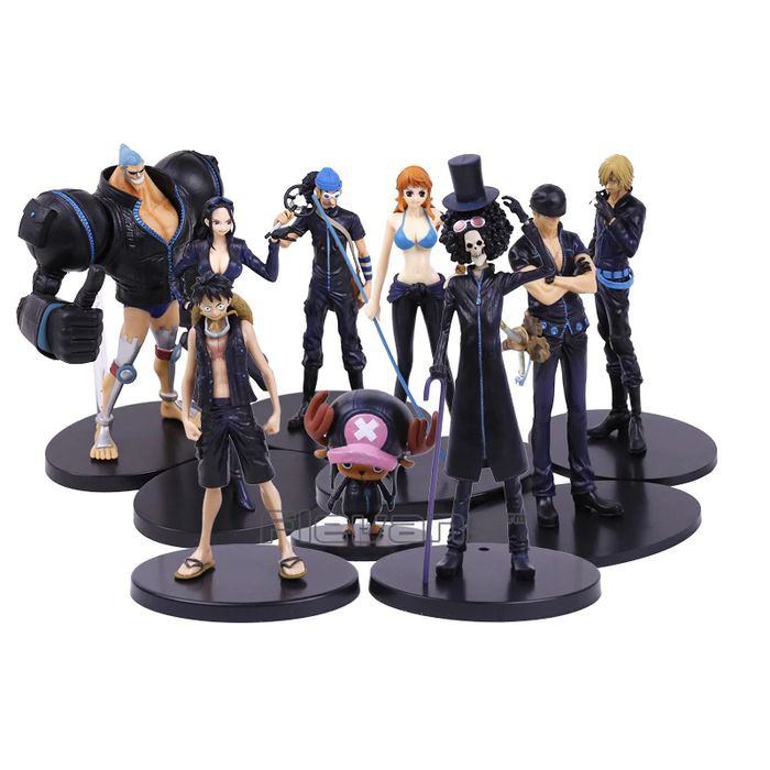 Action Figure One Piece Film Gold Set 9 Strawhat Pirates