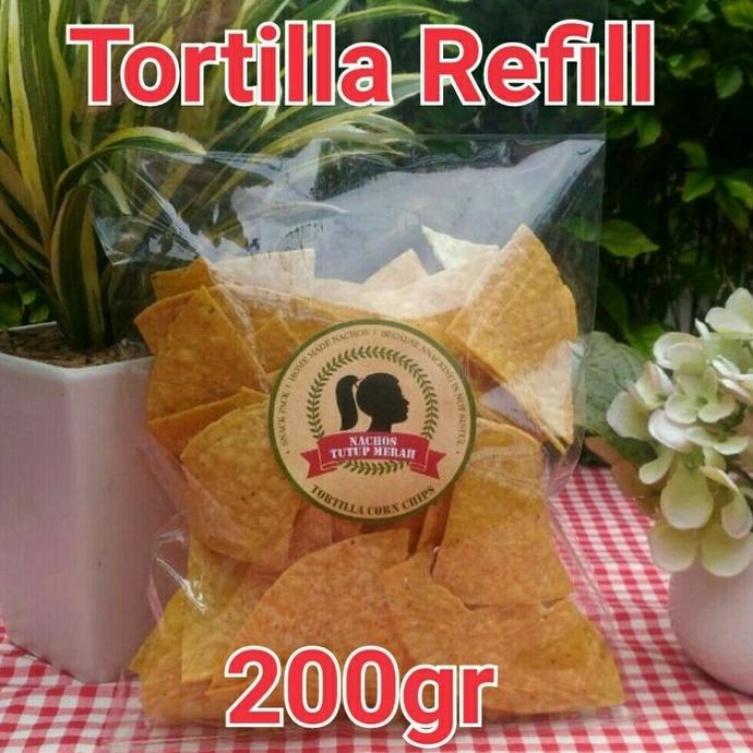 

Tortilla Chips Nachos Tutup Merah Cemilan Sehat